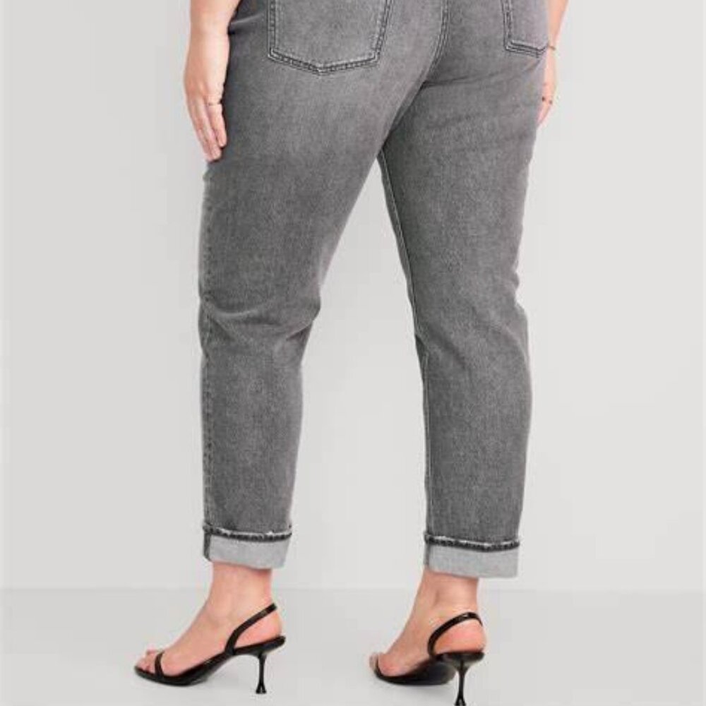 NWT Old Navy Mid-Rise Boyfriend Straight Jeans for Women - Picture 4 of 8